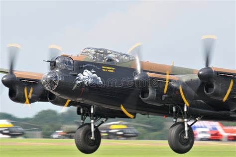 lancaster bomber editorial stock photo image  england