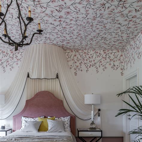 Обои на потолке: 30 интерьеров | myDecor