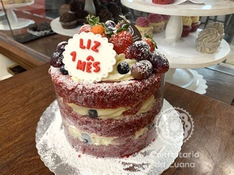 Naked Cake Mesvers Rio Confeitaria Da Luana