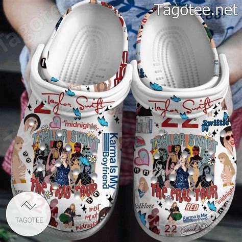 Taylor Swift Evermore Album Crocs - Tagotee