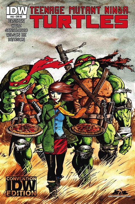 Simon Bisley Original Comic Art - Teenage Mutant Ninja Turtles #45 ...