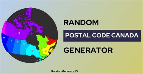 Random Postal Code Canada 🏞️