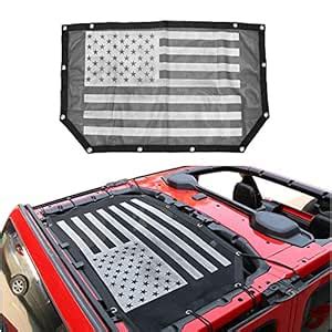 Cartaoo Sunshade Mesh Uv Protection Bikini Top Cover Net For Jeep Wrangler Jl Jlu