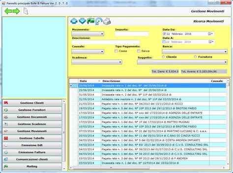 Software Per La Gestione Della Prima Nota E Contabilità