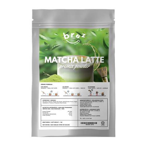 Matcha Latte Premix Powder