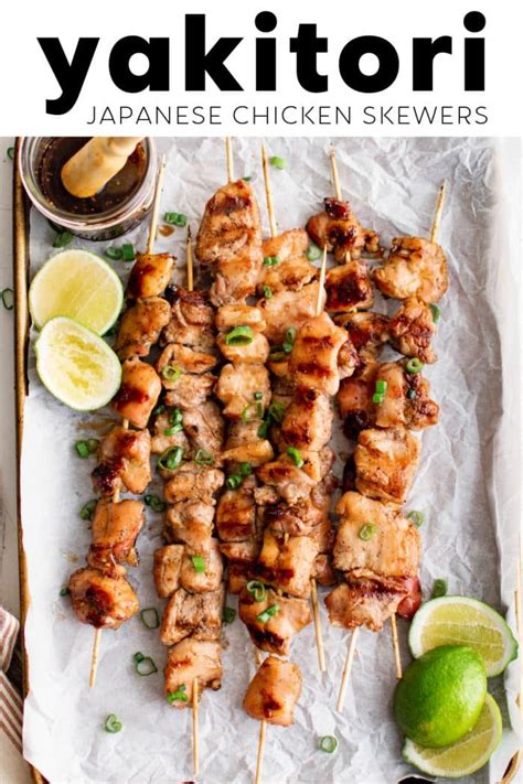 Chicken Yakitori Recipe The Forked Spoon