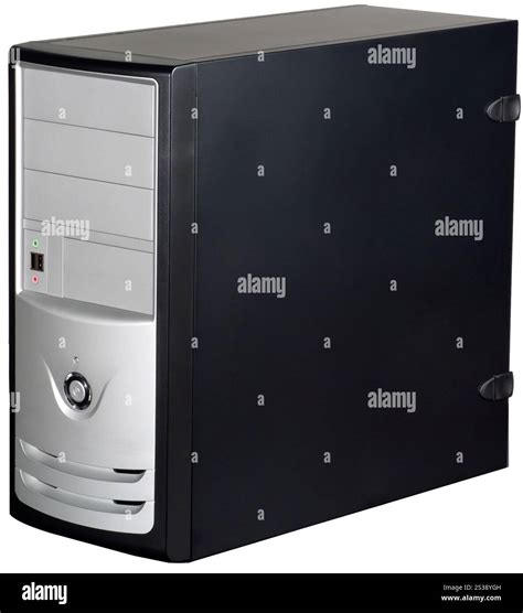 image   contemporary desktop computer tower  external bays