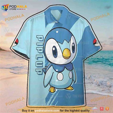 Pokemon Piplup Funny D Hawaiian Shirt Hot Sale