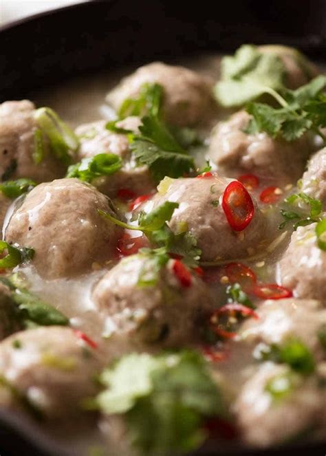 Pork Meatballs for Banh Mi | RecipeTin Eats