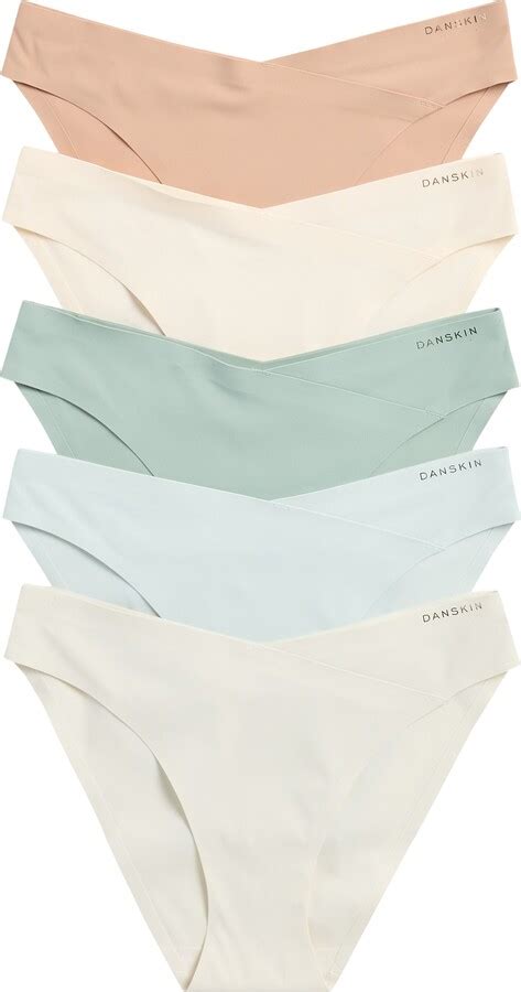 Danskin Assorted Pack V Front Bikini Briefs ShopStyle Panties