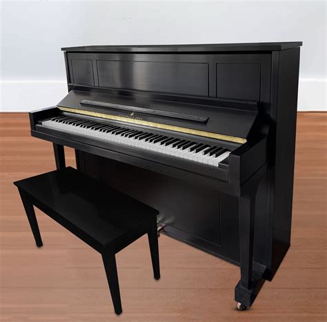Steinway Upright Model 1098 | Ebony – Park Avenue Pianos | Steinway