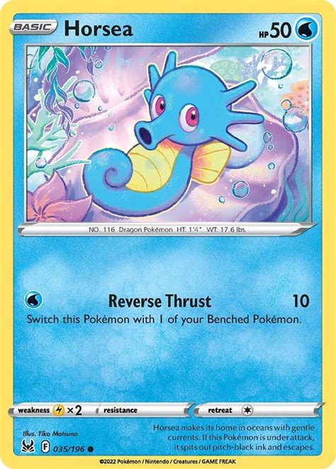 Horsea Swsh11 Lost Origin Pokemon
