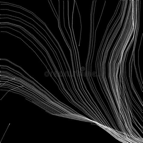 Abstract Filamentous Element For Design Project Vector Illustration