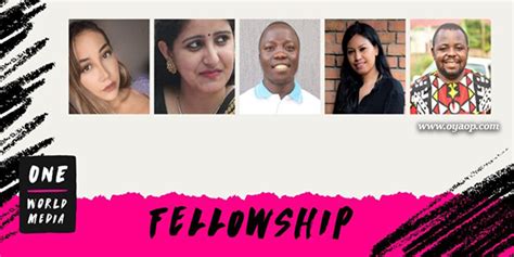 Embark On A Transformative Journey With The One World Media Fellowship