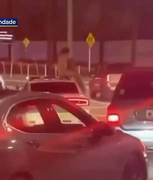 Woman Strips Off Clothes In Miami Airport Then Is Later Spotted Sitting Naked On A Cop Car