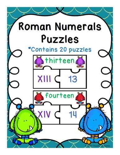Roman Numerals Teaching Resources