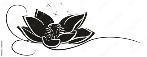 Логотип цветка лотоса Stock Vector | Adobe Stock