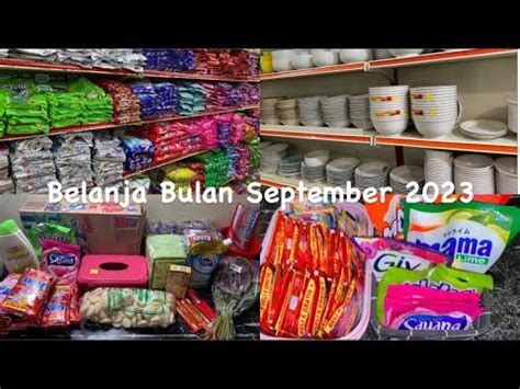 BELANJA BULANAN SEPTEMBER Beli Seperlunya Saja Sesuai Bajad YouTube