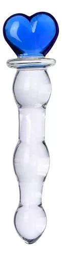 Consolador Dildo Recto De Cristal Greenclef Estimulador Para Uso Anal Vaginal Varita Mágica