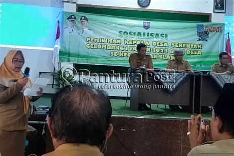 Dispermasdes Kabupaten Tegal Gelar Sosialisasi Tahapan Pilkades