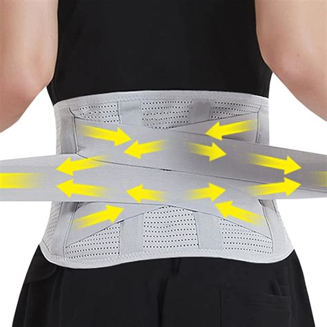 AlexTong Back Brace, Lower Back Pain Relief, Lumbar Support Belt
