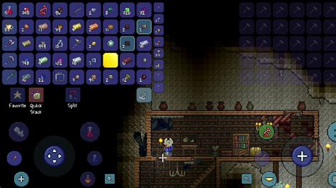 Terraria Episode 3 Crafting A Platinum Helmet And Placing Down Lamposts