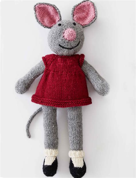 Country Mouse Patterns Animal Knitting Patterns Knitted Stuffed