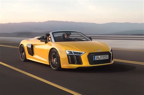 Audi R8 Spyder Convertible Shown at 2016 New York auto show