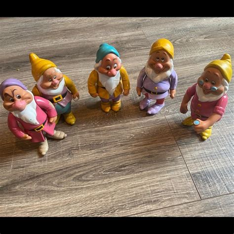 Disney Other 5 Of The 7 Seven Dwarfs Toys From Snow White