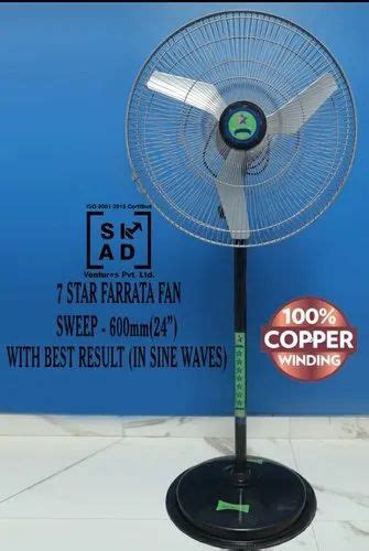 skad black  star pedestal fan sweep size  mm  rs piece