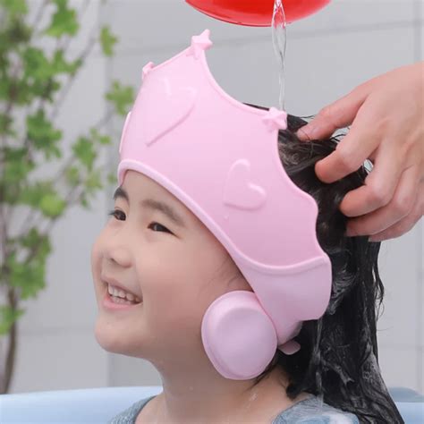 Gorro Suave Ajustable Para Ducha De Beb Gorro Para Lavar El Cabello