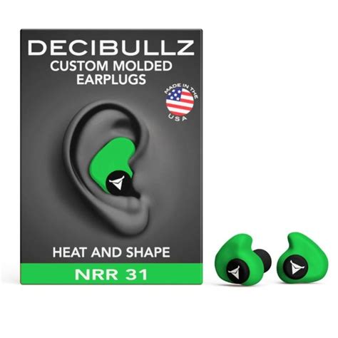 Decibullz Bouchons d oreilles moulés sur mesure Atténuation 27dB