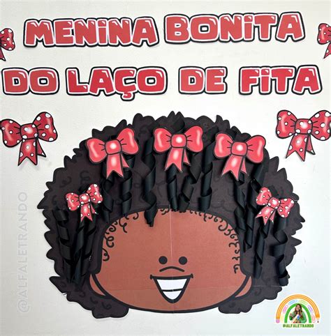 Kit Menina bonita do laço de fita - Lojinha Alfaletrando - Andressa ...