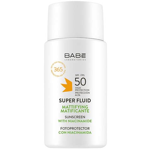 Babe Sun Protection Super Fluid Matifiant Sunscreen Ml Nar Ecza