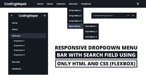 Css Only Responsive Dropdown Navigation Menu Hot Sex Picture