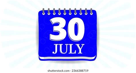 1,420 30 July Calendar Images, Stock Photos, 3D objects, & Vectors ...