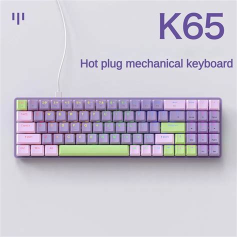 Teclado Mec Nico Fio Personalizado Layout De Teclas Rgb Hot Swap Ergon Mico Duas