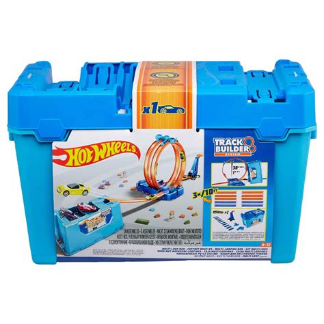 Pista Hot Wheels Track Builder Caixa Kit De Loopings Mattel Bazaar