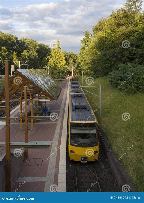Stadtbahn Stuttgart Light Rail Vehicles Type DT 8 Public Transport On