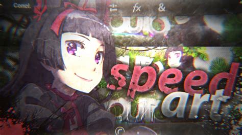 Speed Art Banner Nature E Anime Rory Mercury [android Pstouch] Youtube