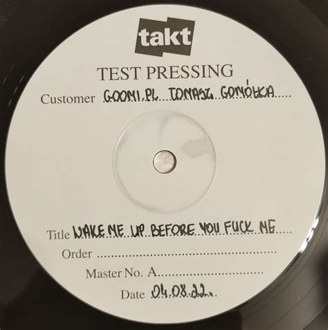 Świetliki Wake Me Up Before You Fuck Me Vinyl Discogs