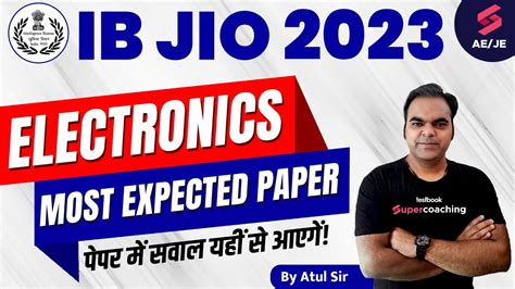 IB JIO Recruitment 2023 IB JIO Electronics IB JIO Previous Year