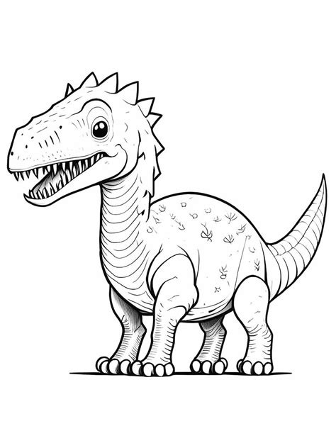 Desenho Para Colorir Dinossauro 25 Educarolando Aprender Brincando