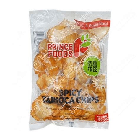 Buy Prince Foods Spicy Tapioca Chips 150g From Ceylon Supermart In The