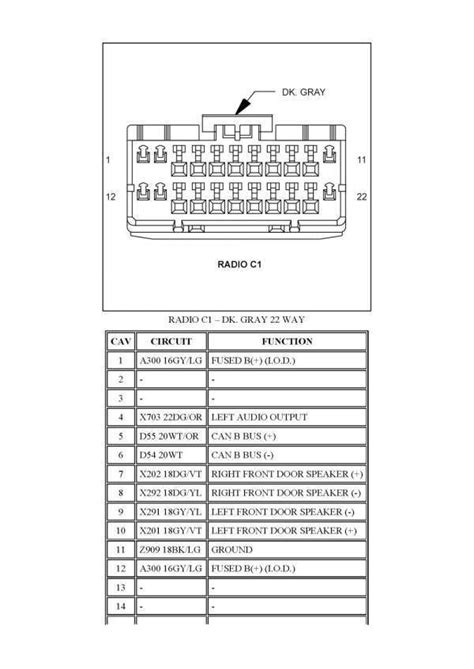 Free Chrysler Radio Wiring Diagram