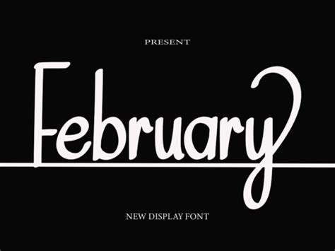 February Font - Font Canyon