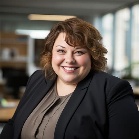 Premium Ai Image A Woman In A Business Suit Smiling At The Camera
