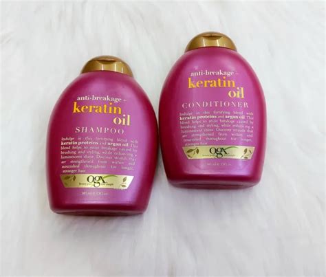 Ogx Anti Breakage Keratin Oil Shampoo And Conditioner Lazada Ph