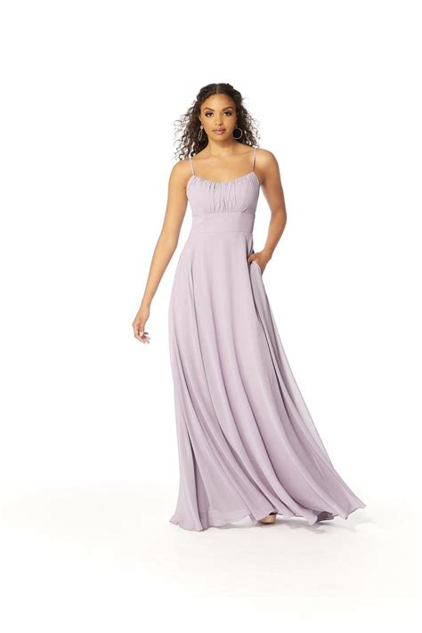 Light Purple Strapless Bridesmaid Dresses