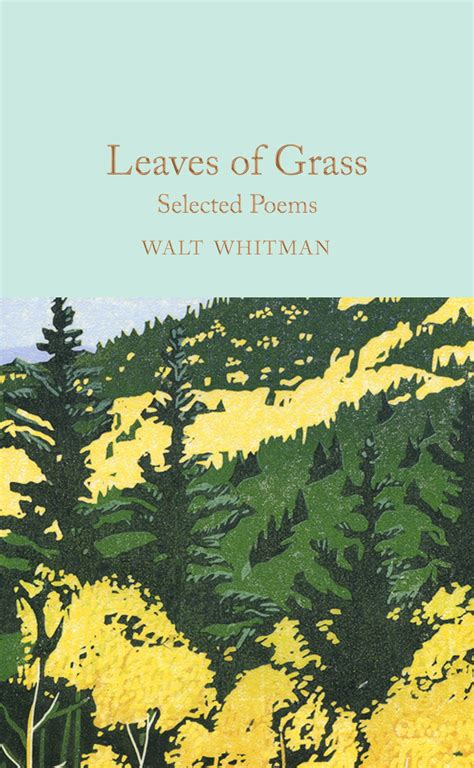 Leaves Of Grass Selected Poems Walmart